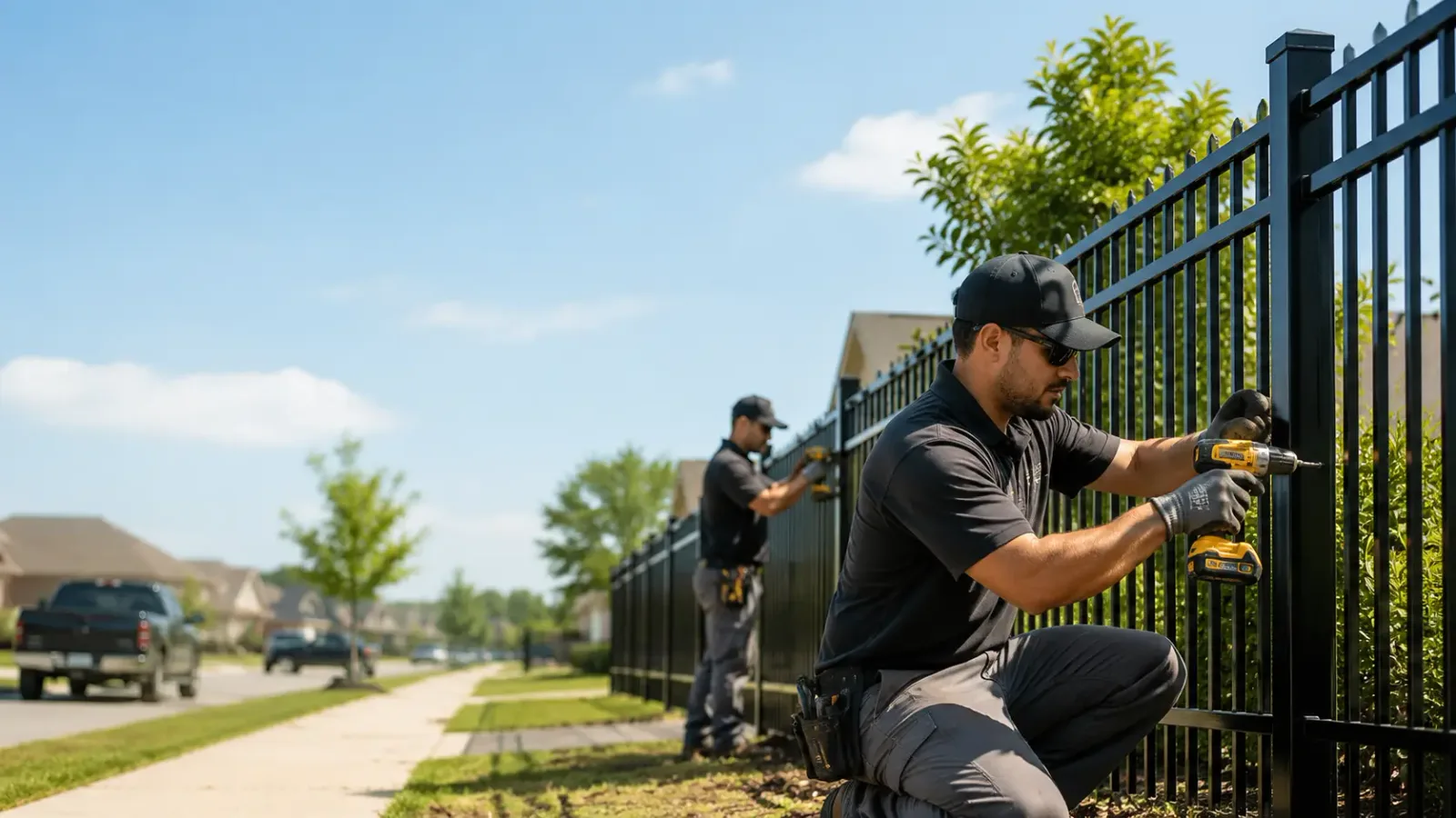 Metal Fence Installation in Springfield, OH